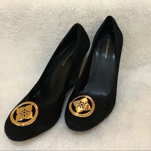 BCBG Black Wedge (Size 8)